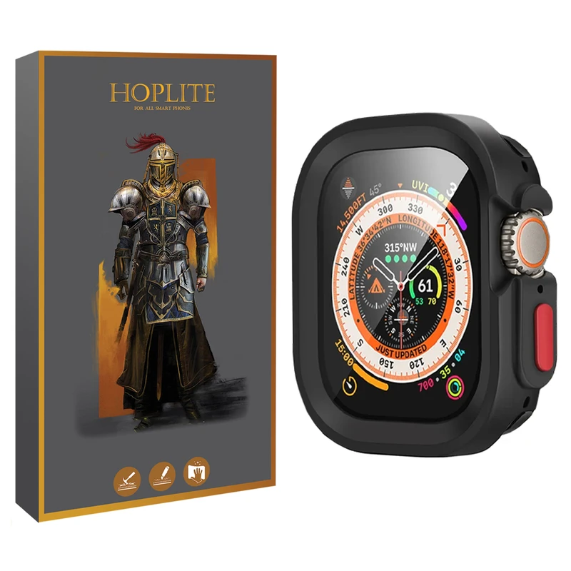کاور هاپلایت مدل Armor Shield HL مناسب برای اپل واچ Ultra / Ultra 2 سایز 49 میلی متری به همراه محافظ صفحه نمایش