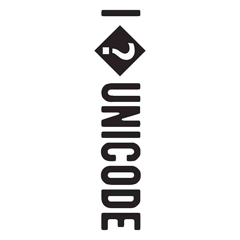استیکر لپ تاپ طرح I love unicode کد ST948
