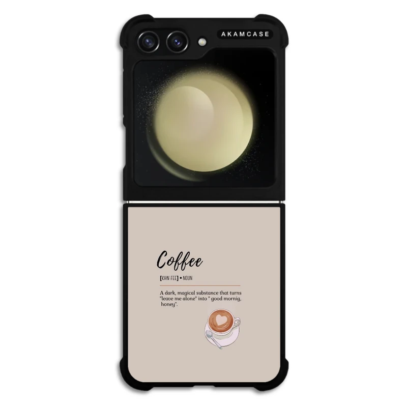 کاور آکام مدل AMC-WSGZFLIP5-COFFEE-16 مناسب برای گوشی موبایل سامسونگ Galaxy Z Flip 5