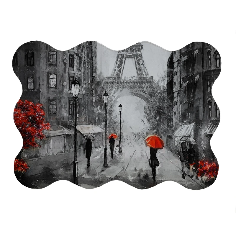 پادری مدل دالبر طرح ایفل کد 6220 سایز 80x110 سانتی متر