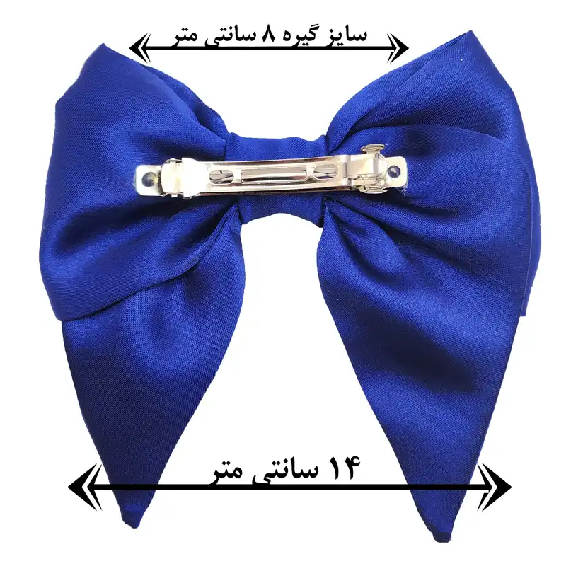 گیره مو زنانه مدل پاپیونی فرانسوی کد hefr001001