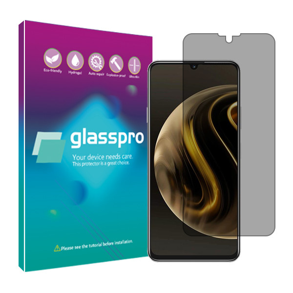 محافظ صفحه نمایش حریم شخصی گلس پرو مدل Resistant‌ مناسب برای گوشی موبایل هوآوی Nova Y72