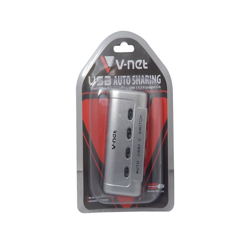 هاب سوئیچ 4 پورت پرینتر وی نت مدل V-SWUSBA04