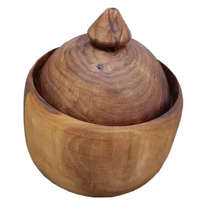 قندان چوبی مدل ماهور