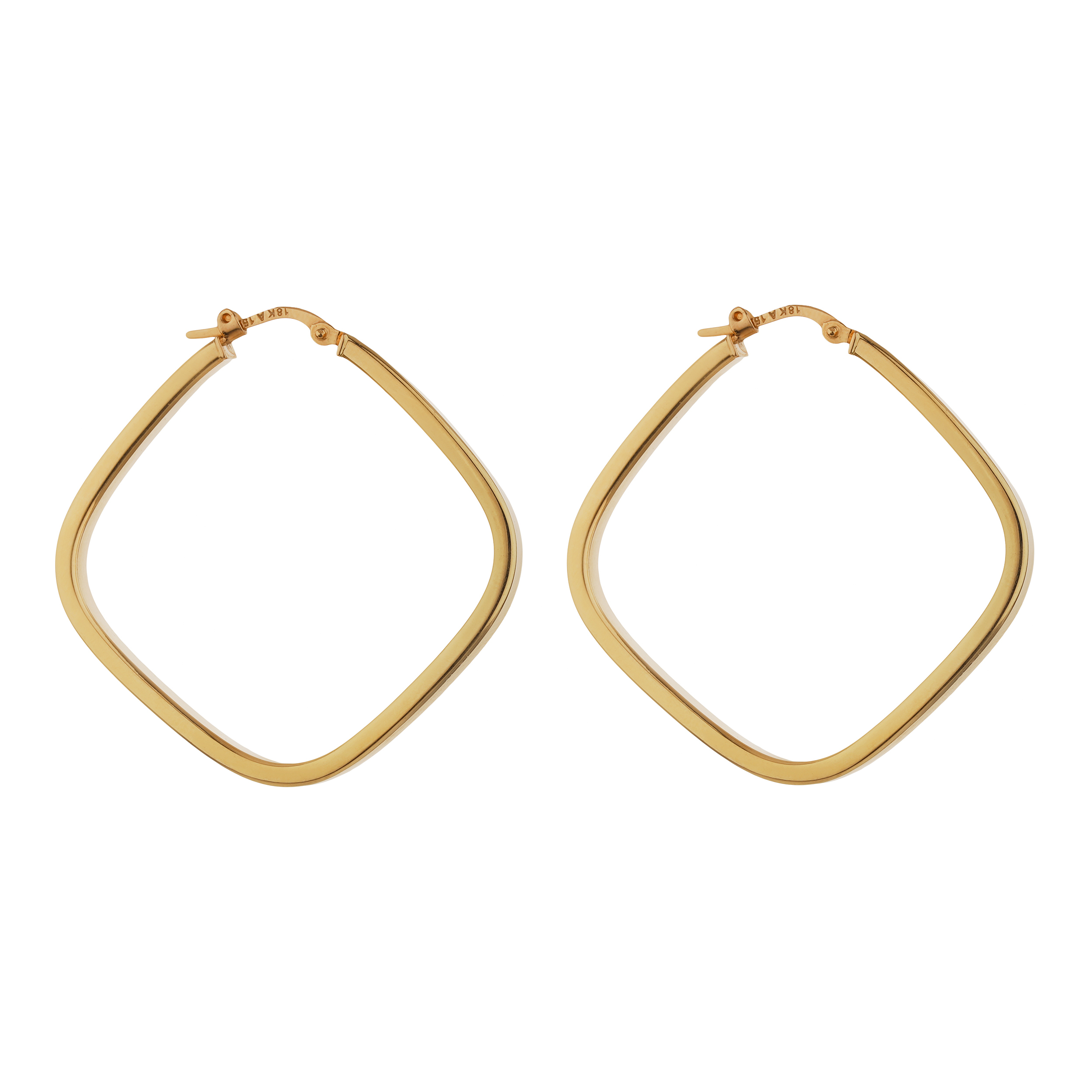 گوشواره طلا 18 عیار زنانه دوست خوب مدل dk593