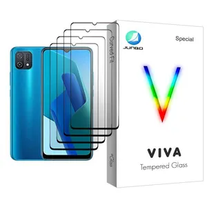 Junbo Viva Glass MIX004 Screen Protector For Oppo A16K Pack Of 4