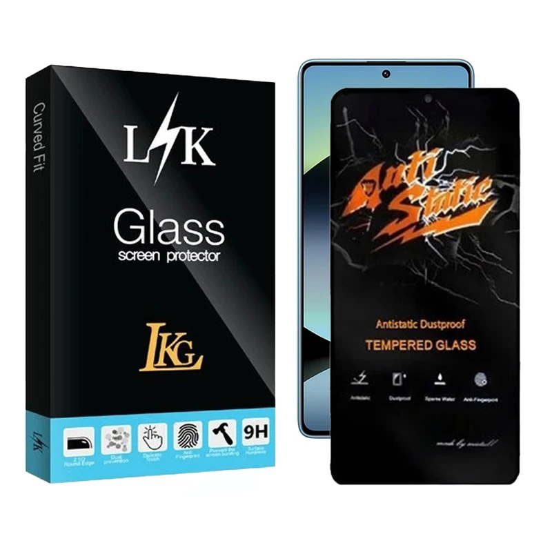 محافظ صفحه نمایش ال کا جی مدل انتی استاتیک مناسب برای گوشی موبایل شیائومی Redmi Note 14s 4G