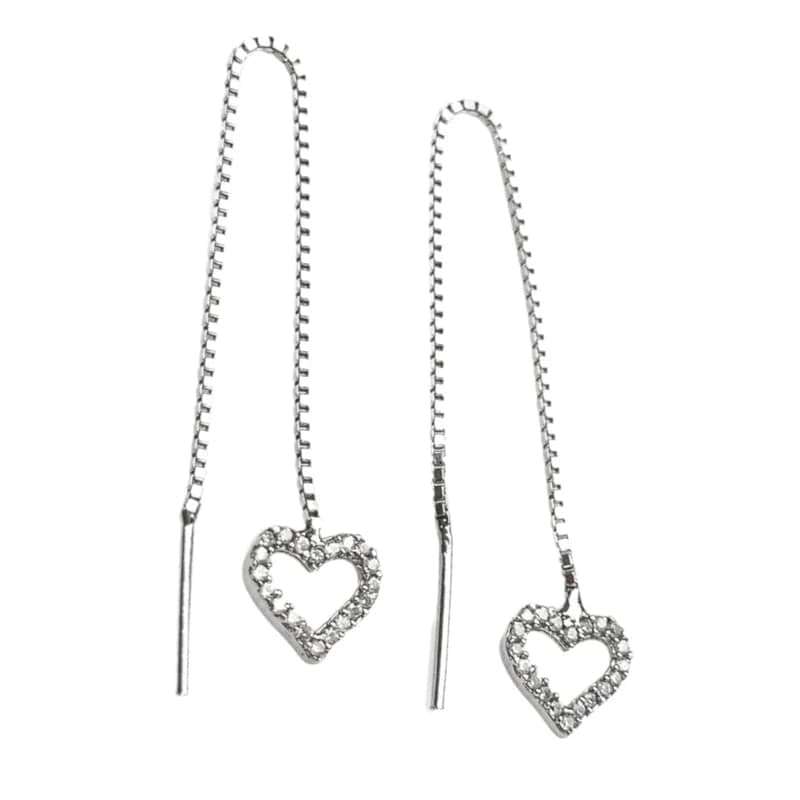 گوشواره نقره زنانه مدل بخیه ای کد MRJ7010 گوشواره نقره زنانه مدل بخیه ای کد MRJ7010