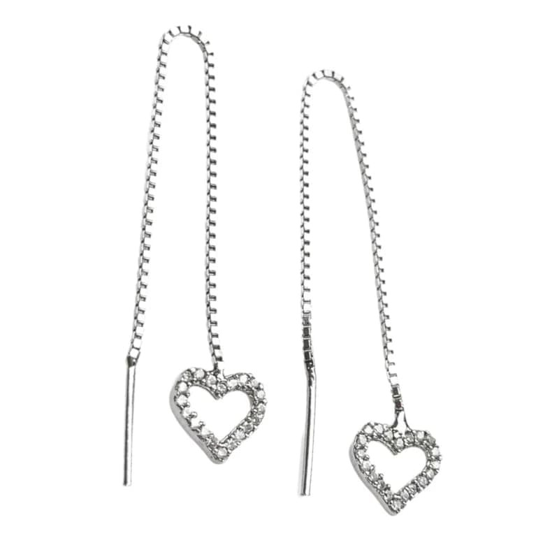 گوشواره نقره زنانه مدل بخیه ای کد MRJ7010 گوشواره نقره زنانه مدل بخیه ای کد MRJ7010