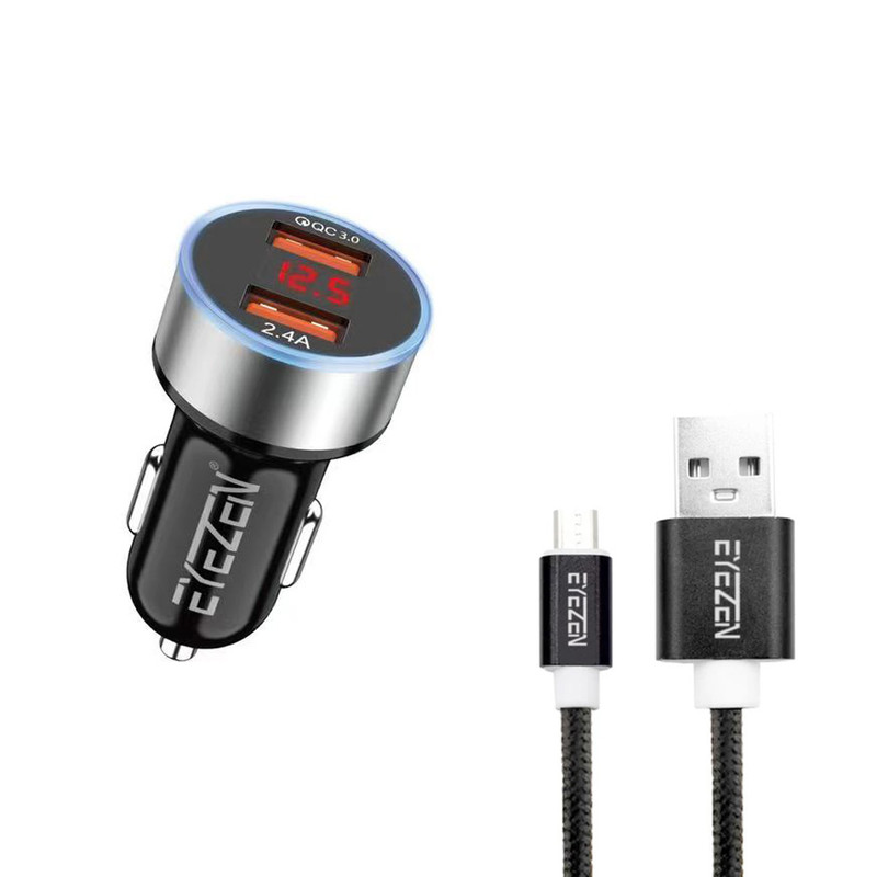 شارژر فندکی 18 وات اِیزن مدل EC-C4 به همراه کابل USB-C