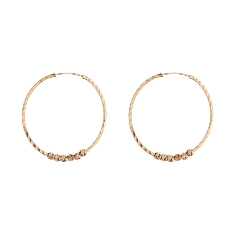 گوشواره طلا 18 عیار زنانه وی وی گلد گالری مدل البرنادو 2026