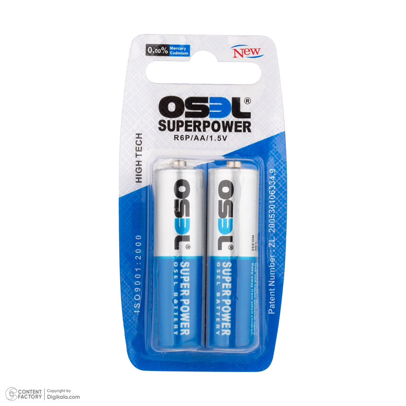 باتری قلمی اوسل مدل Super Power R6P  بسته 12 عددی