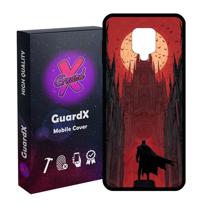 کاور گارد ایکس طرح بتمن مدل 10937 مناسب برای گوشی موبایل شیائومی Redmi Note9 Pro/Note 9 Pro Max/Redmi Note 9S/MI Poco M2 Pro