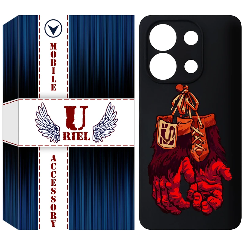 کاور یوریل مدل KSH کد 77 طرح دستکش مناسب برای گوشی موبایل شیائومی Redmi Note 13 4G