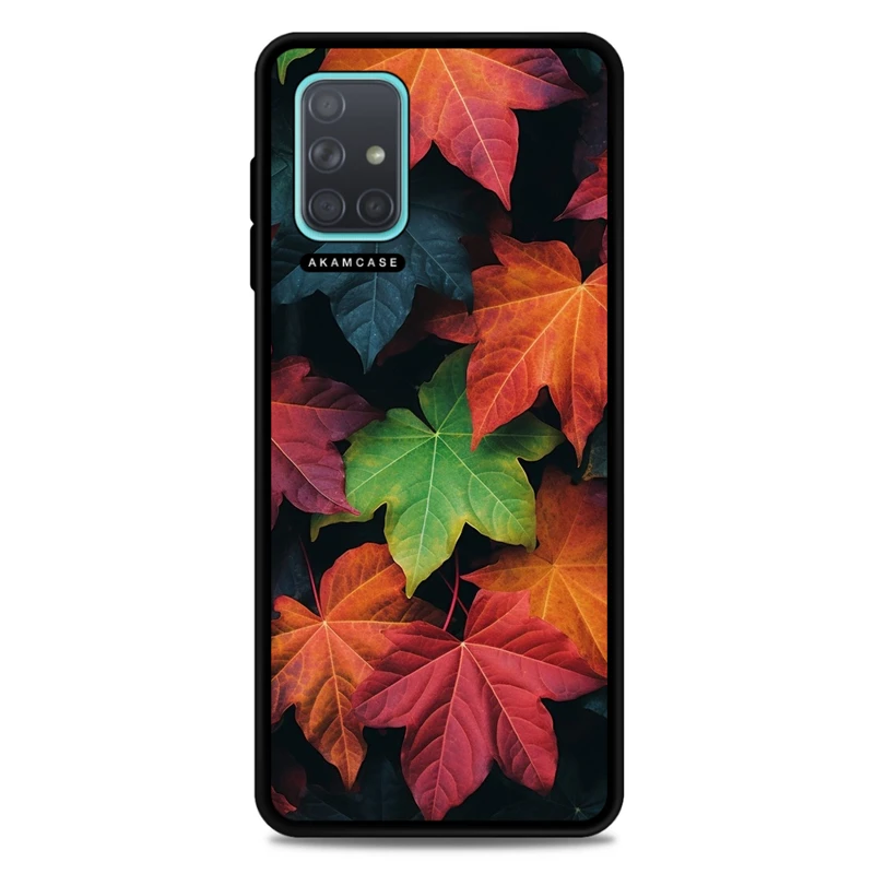 کاور آکام مدل AMC-WSGA71-LEAVES-35 مناسب برای گوشی موبایل سامسونگ Galaxy A71