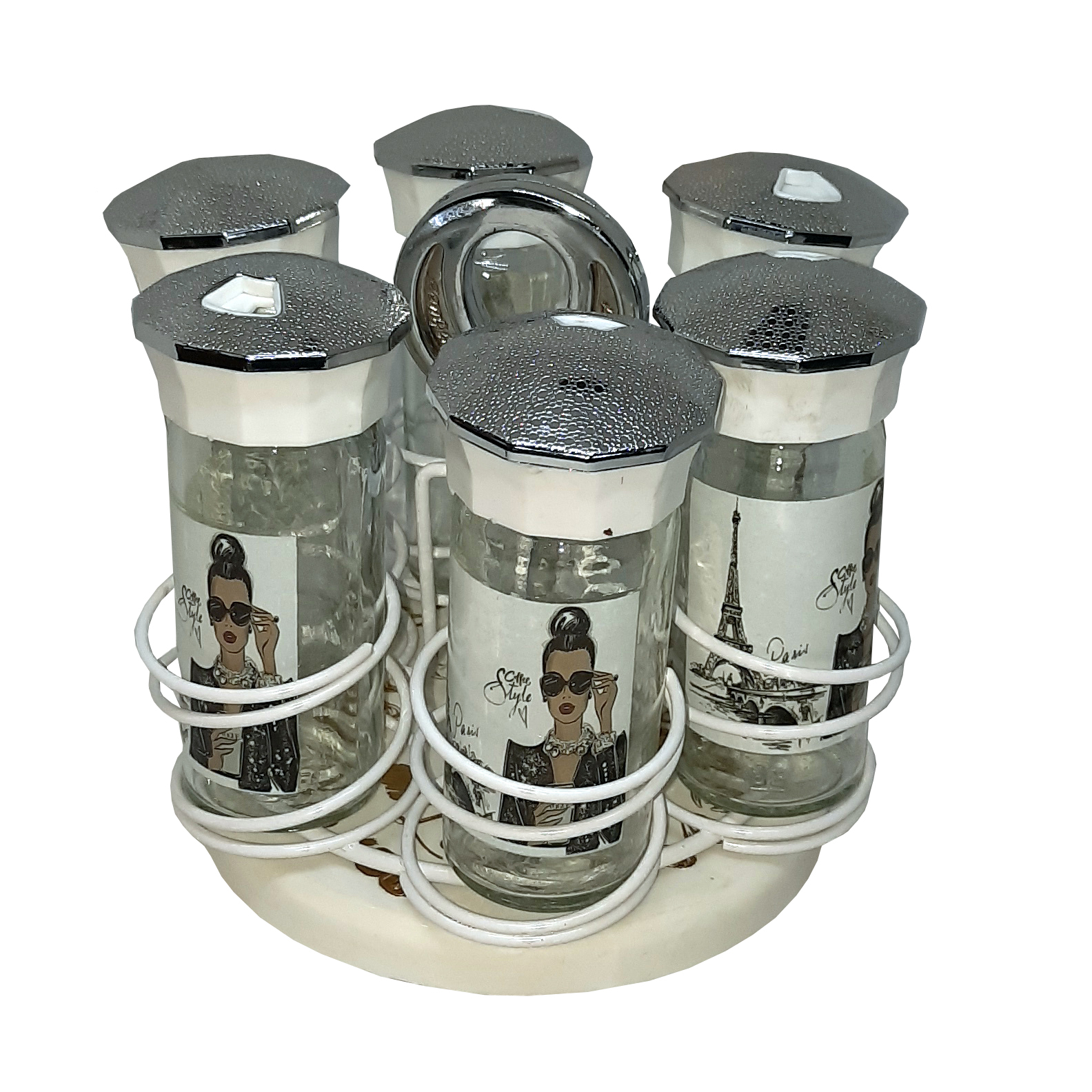  ست جا ادویه 6 پارچه مدل PA-13