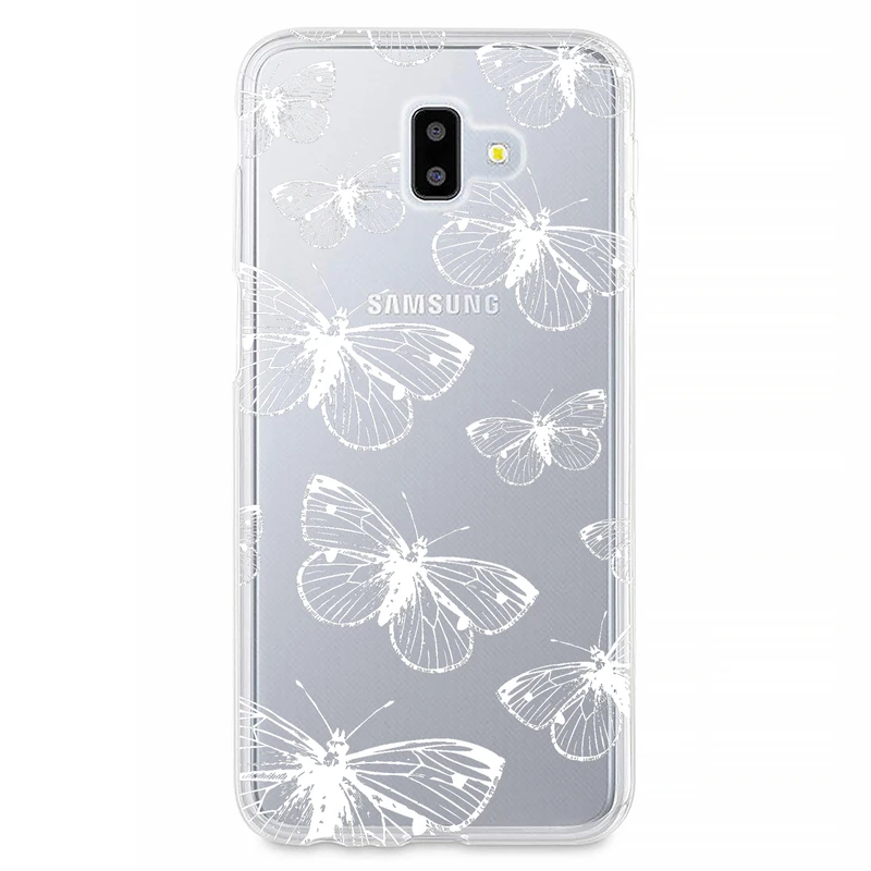 کاور مگافون طرح پروانه مدل C54-W مناسب برای گوشی موبایل سامسونگ Galaxy J6 Plus