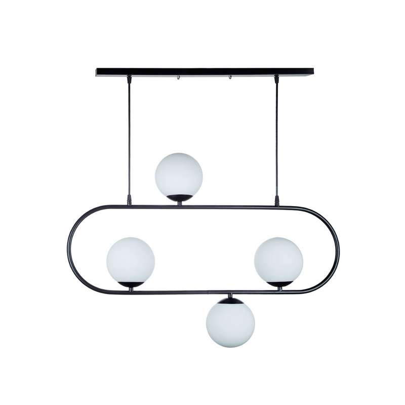  لوستر آویز چهار شعله چشمه نور کد A1209/4WT