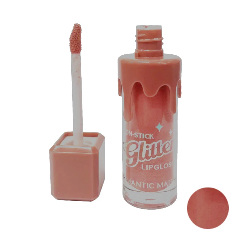 رژ لب مایع اکلیلی رومانتیک میت مدل Glitter شماره 171