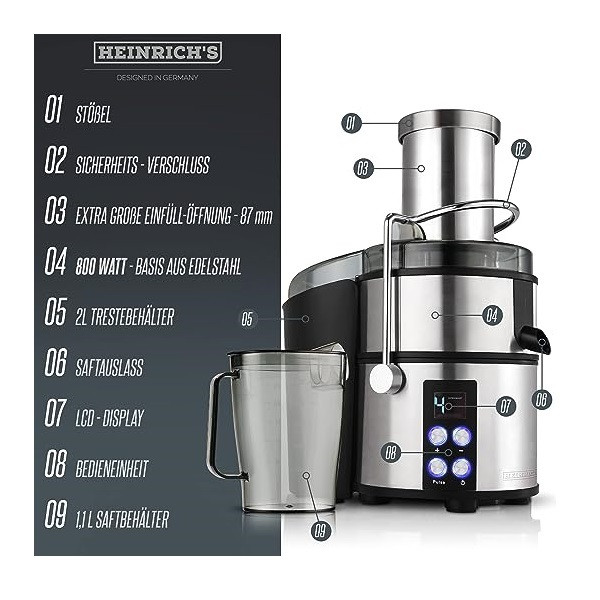 آبمیوه گیری هنریچ مدل HPJ8694