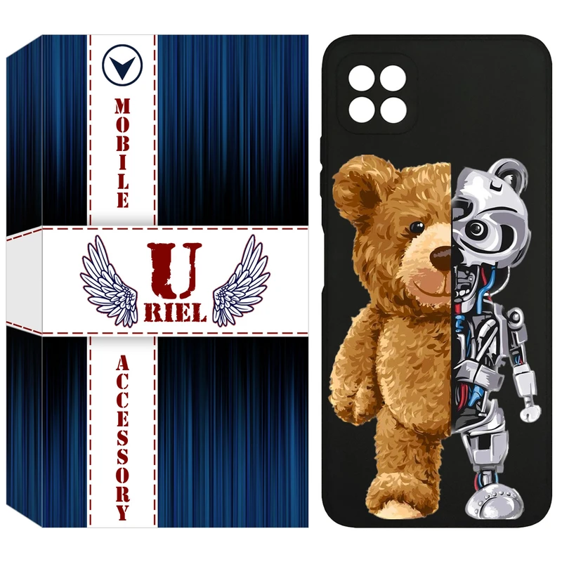 کاور یوریل مدل KSH کد 40 طرح خرس مناسب برای گوشی موبایل سامسونگ Galaxy A22 5G