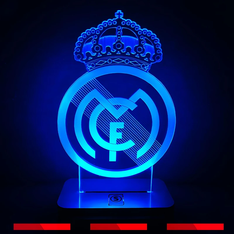  چراغ خواب سان لیزر طرح رئال مادرید مدل هفت رنگ