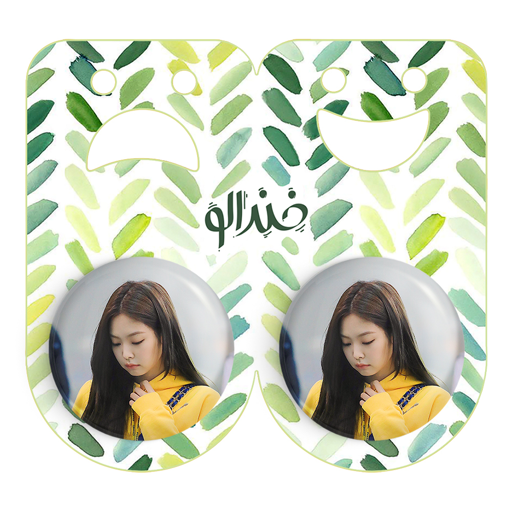 پیکسل خندالو مدل جنی بلک پینک کد 14090 به همراه مگنت