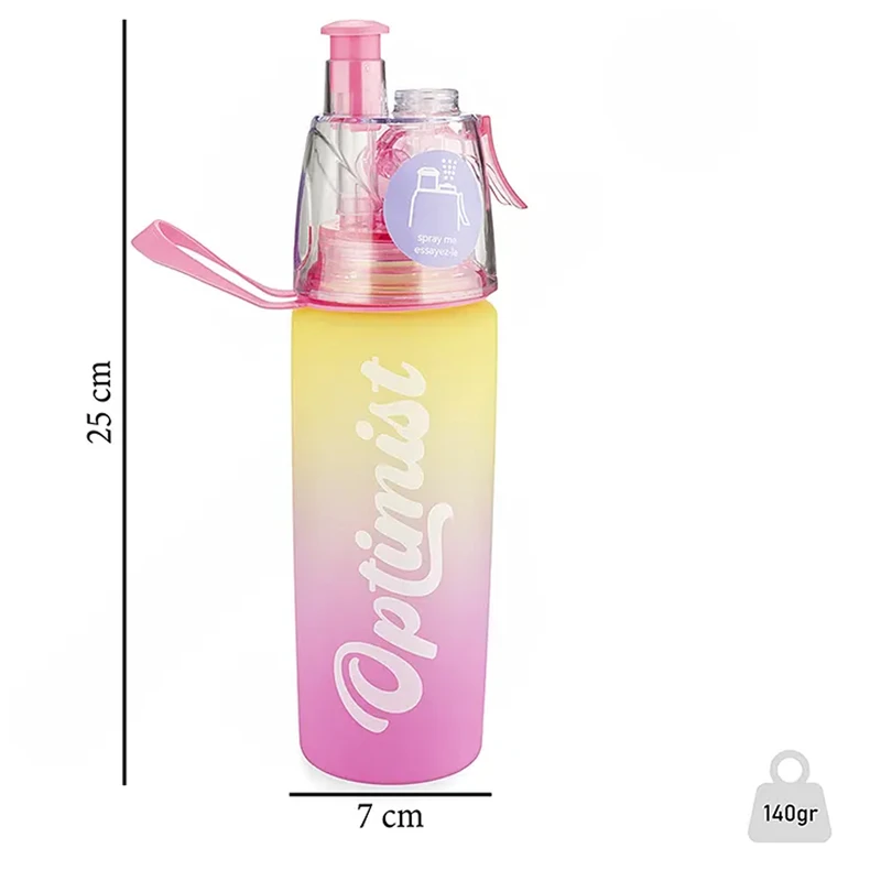 عکس شماره 3 : قمقمه دوچرخه مدل اسپری پاش کد opt گنجایش 0.5 لیتر