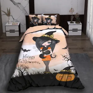 سرویس روتختی مدل هالووین Halloween یک نفره 5 تکه