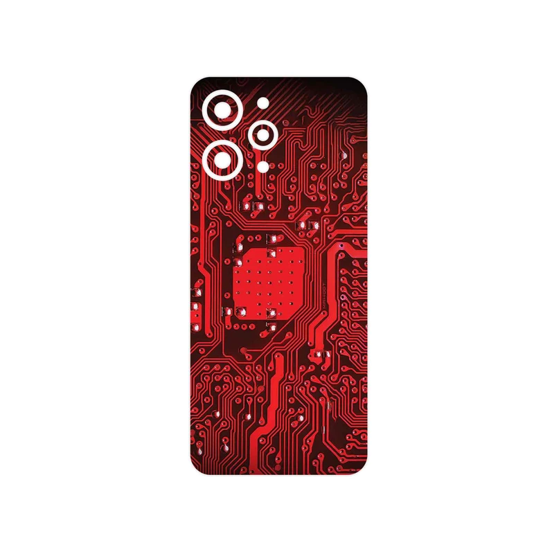 برچسب پوششی ماهوت مدل Red_Printed_Circuit_Board مناسب برای گوشی موبایل شیائومی Redmi 12