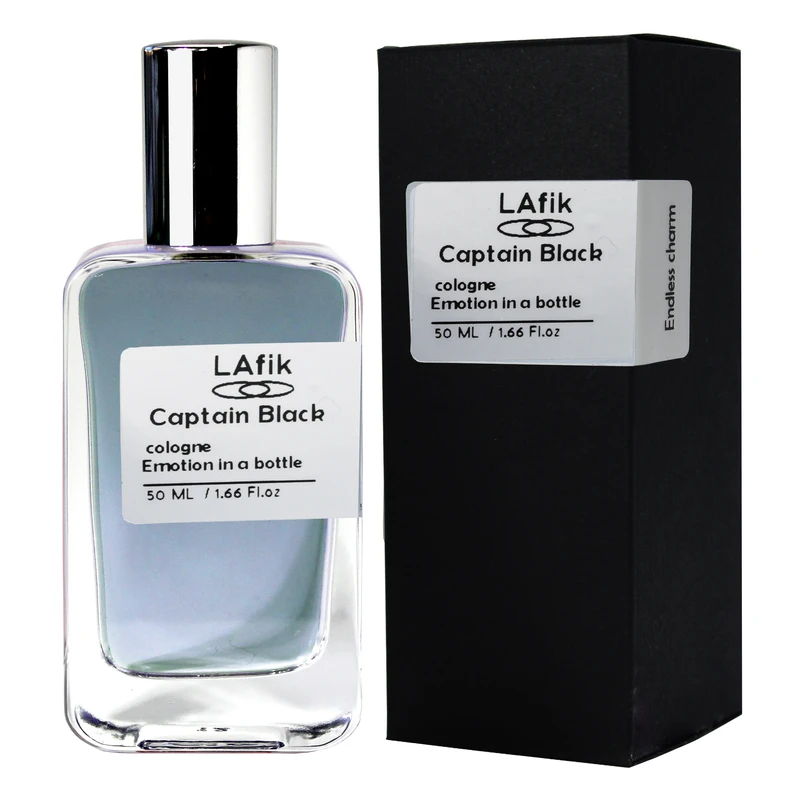 ادو پرفیوم مردانه لافیک مدل کاپتان بلک با رایحه گرم حجم 50 میلی لیتر