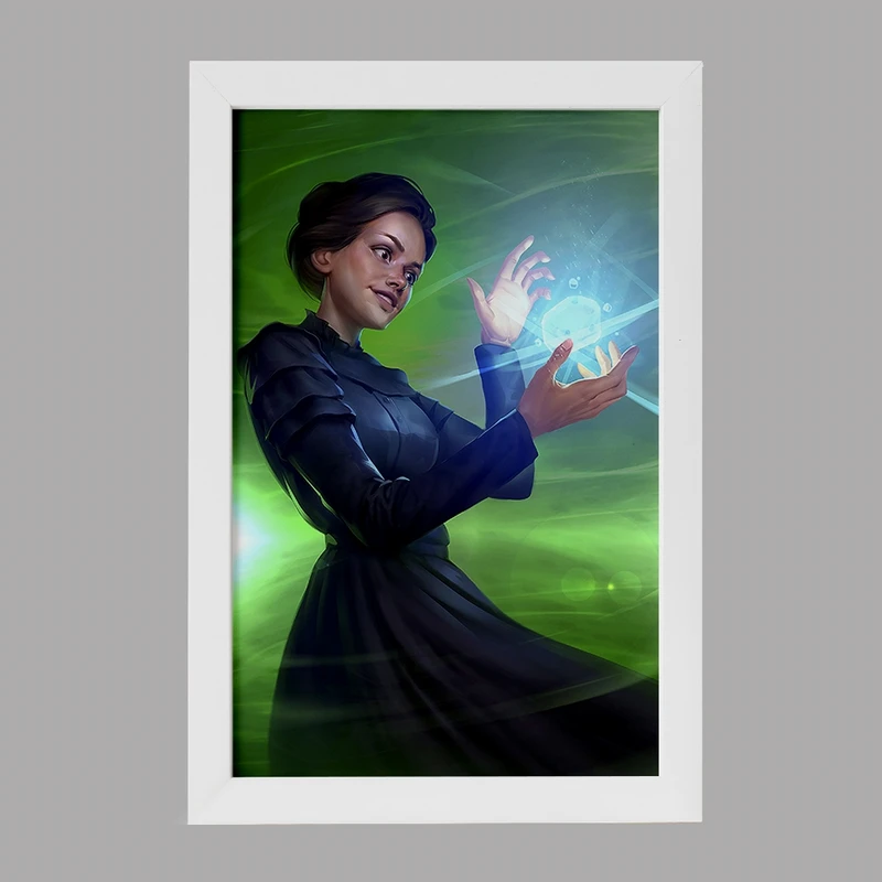 تابلو خندالو مدل ماری کوری کد F161