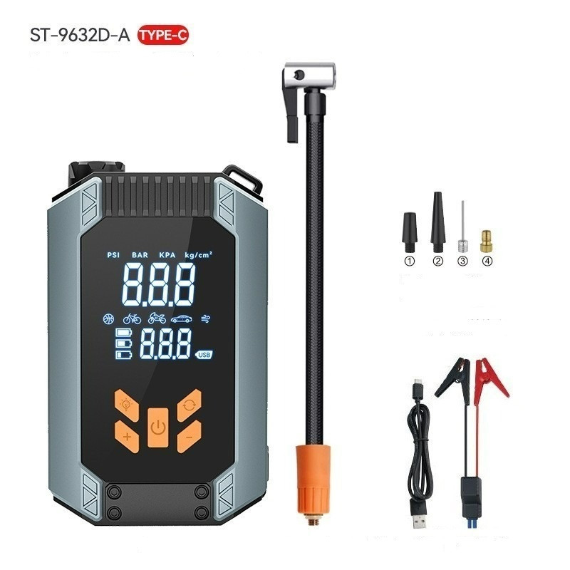 کمپرسور شارژی و جامپ استارتر خودرو سویتو مدل ST-9632D-A کمپرسور شارژی و جامپ استارتر خودرو سویتو مدل ST-9632D-A