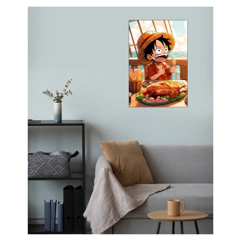 پوستر گوفی مدل لوفی انیمه وان پیس طرح Luffy Anime One Piece کد FUD14