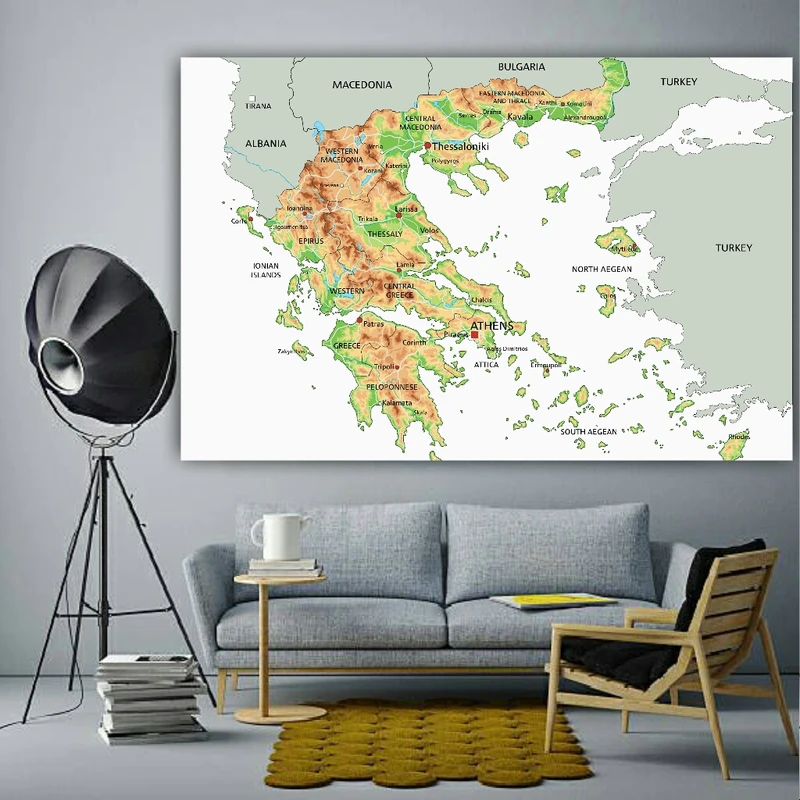 پوستر دیواری طرح نقشه کد BH727