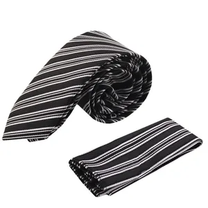 ست کراوات و دستمال جیب مردانه مدل PJ-109477