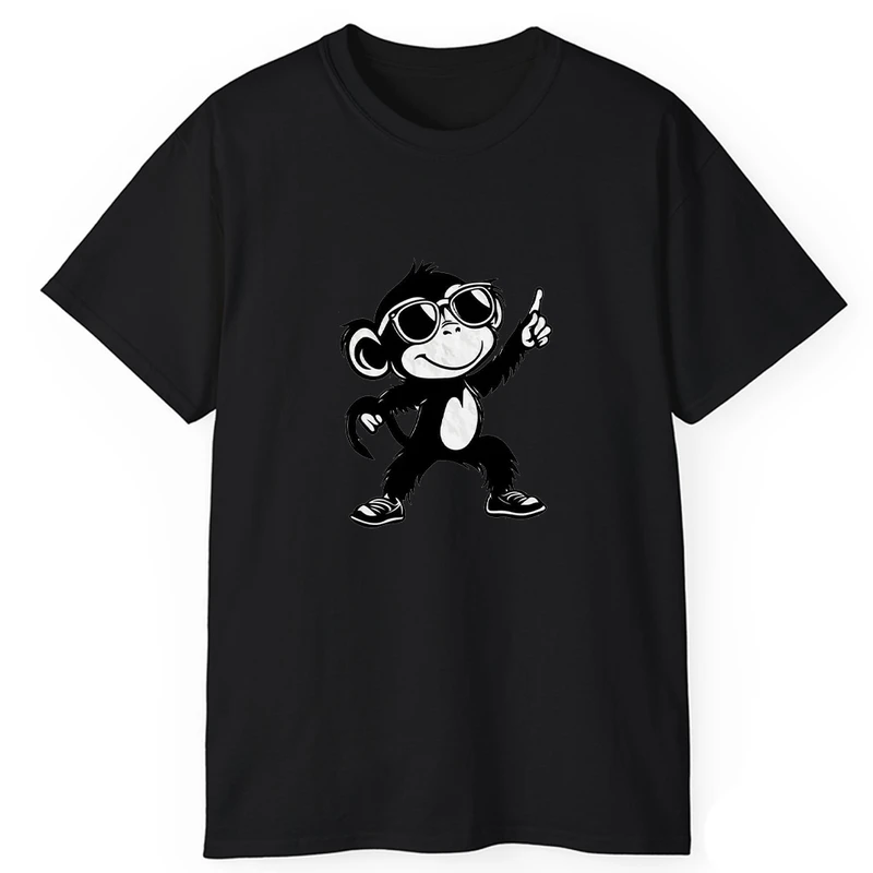 تی‌شرت آستین کوتاه مردانه پاد آفرین مدل بچه میمون 21