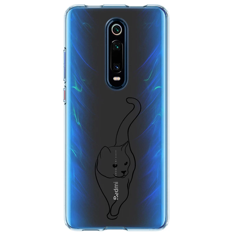 کاور مگافون طرح گربه مدل C60-B مناسب برای گوشی موبایل شیائومی Redmi K20 / K20 Pro