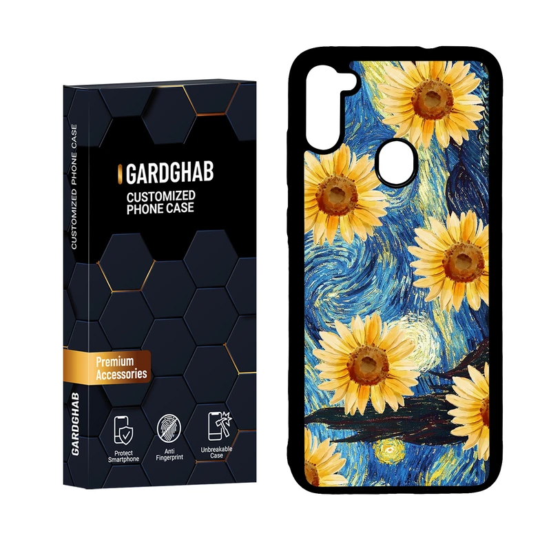 کاور گارد قاب مدل دور ژله ای هنری مناسب برای گوشی موبایل سامسونگ Galaxy A11 / M11