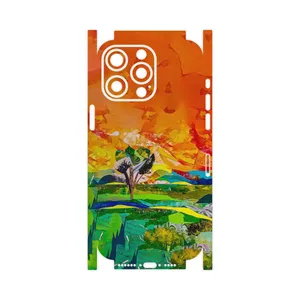 MAHOOT Collage of Painting-FullSkin Cover Sticker for Apple iPhone 15 Pro Max