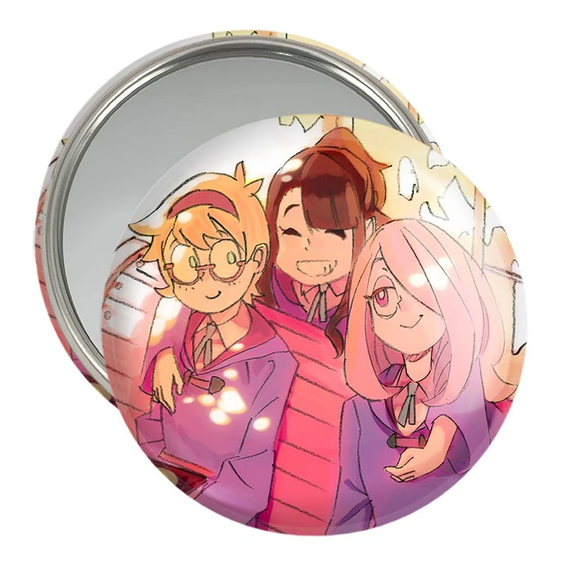 آینه جیبی خندالو مدل سوسی و اکو و جانسون انیمه جادوگران کوچک کد 22886