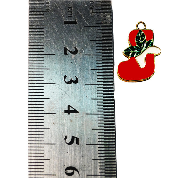 آویز گردنبند مدل جوراب کد AG 557