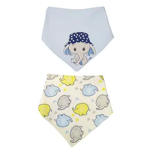 پیش بند نوزادی مدل Happy Elephants مجموعه 2 عددی
