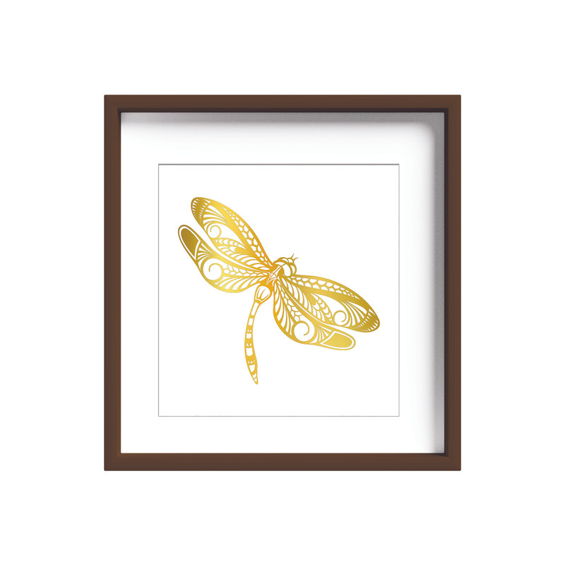 تابلو طلاکوب زرکات طرح پروانه مدل Butterfly