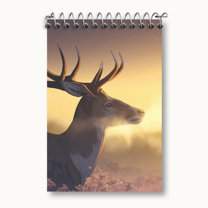 دفتر یادداشت 50 برگ خندالو مدل گوزن کد F1405