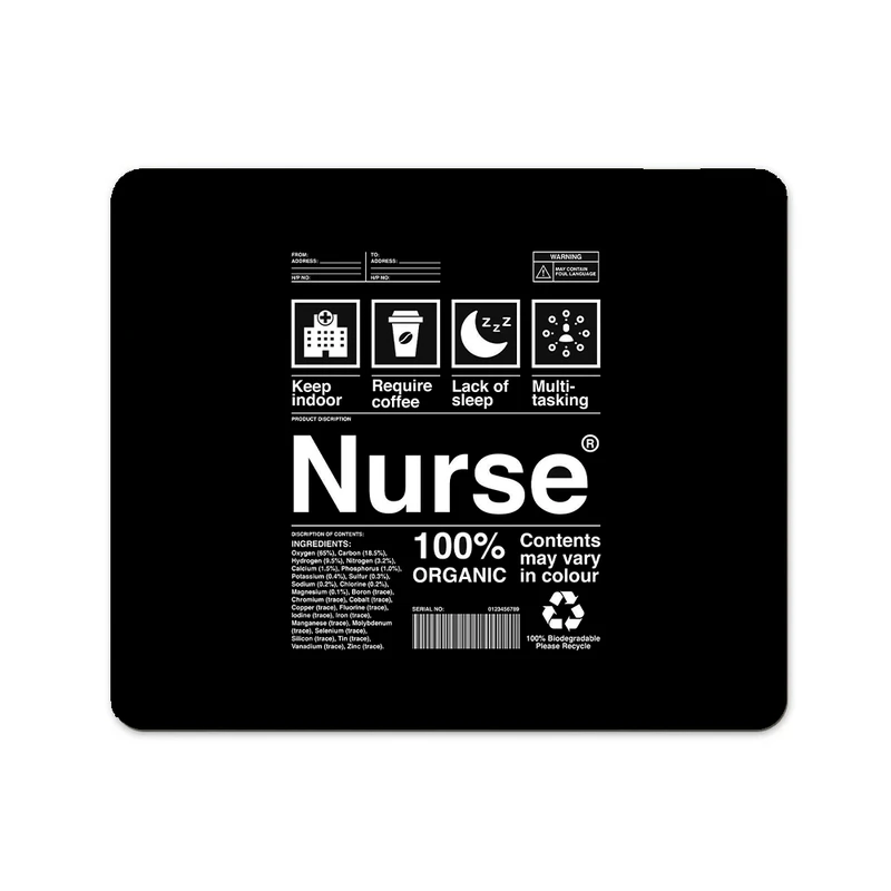 ماوس پد پاد آفرین مدل پرستار کد P776 سایز 19*24 سانتی متر