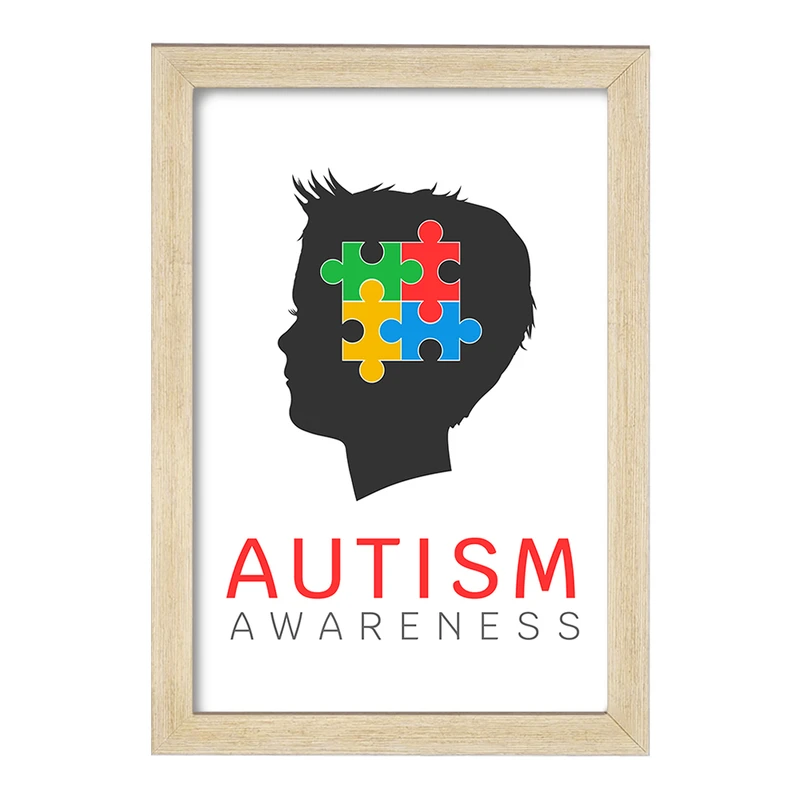 تابلو خندالو مدل اتیسم Autism کد 26761