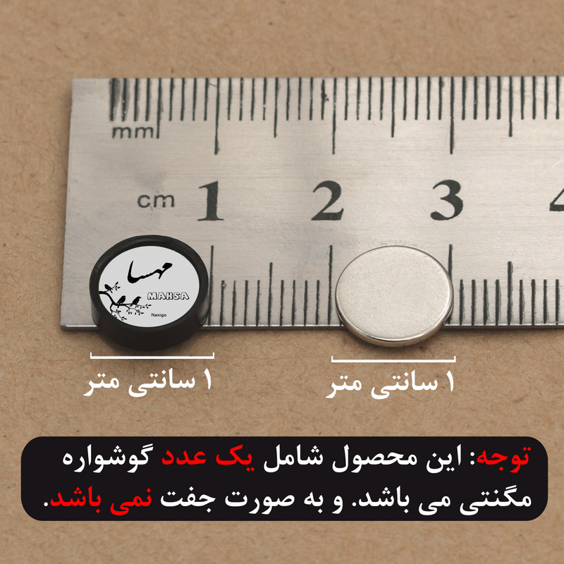 پیرسینگ گوش ناکسیگو مدل شب تاب طرح مهسا کد PM5984