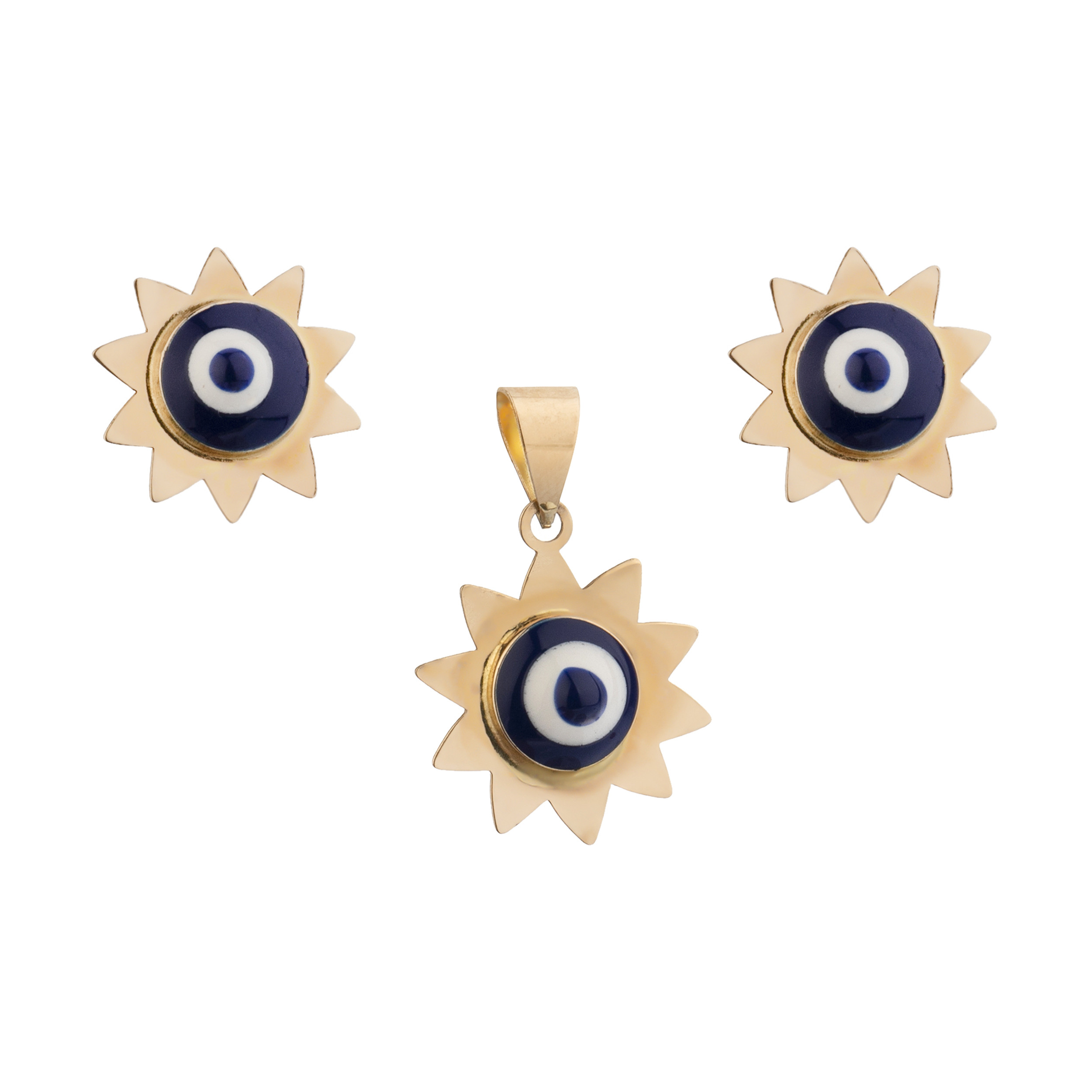 نیم ست طلا 18 عیار دخترانه مایا ماهک مدل MS0600 نیم ست طلا 18 عیار دخترانه مایا ماهک مدل MS0600