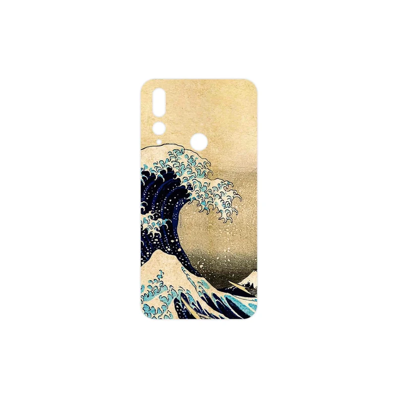 برچسب پوششی ماهوت مدل The Great Wave off Kanagawa of Hokusai مناسب برای گوشی موبایل هوآوی Y9 Prime 2019